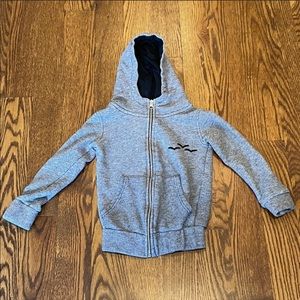 Lazy Pants Toddler grey zip up hoodie